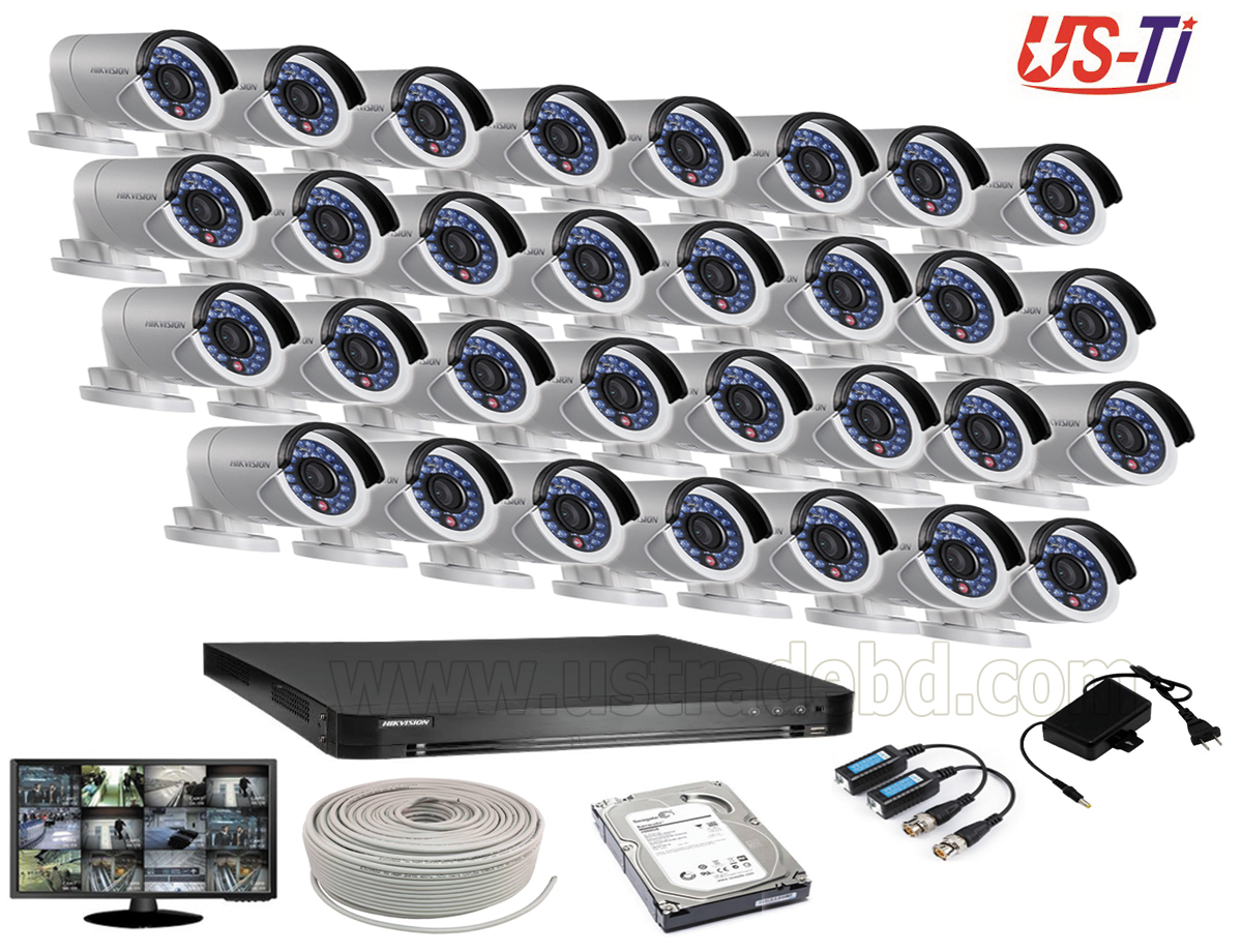 2MP Hikvision 31 Full HD CCTV Package With Monitor