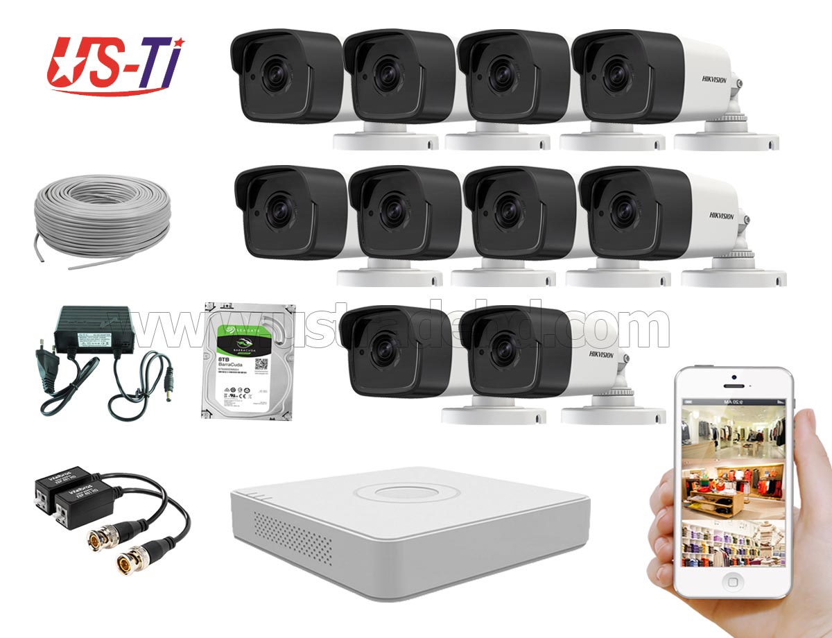 5MP Hikvision 10 Full HD CCTV Package