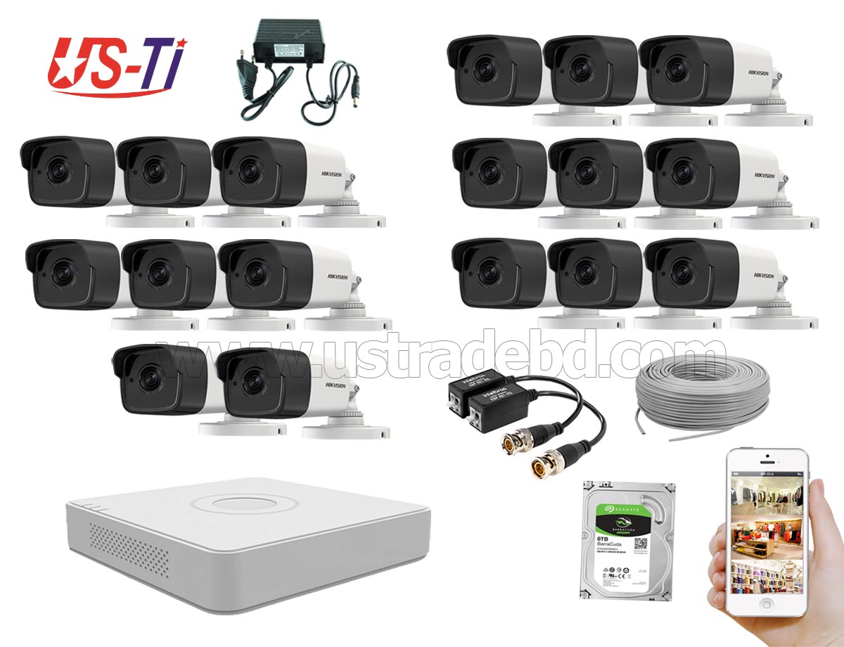 5MP Hikvision 17 Full HD CCTV Package