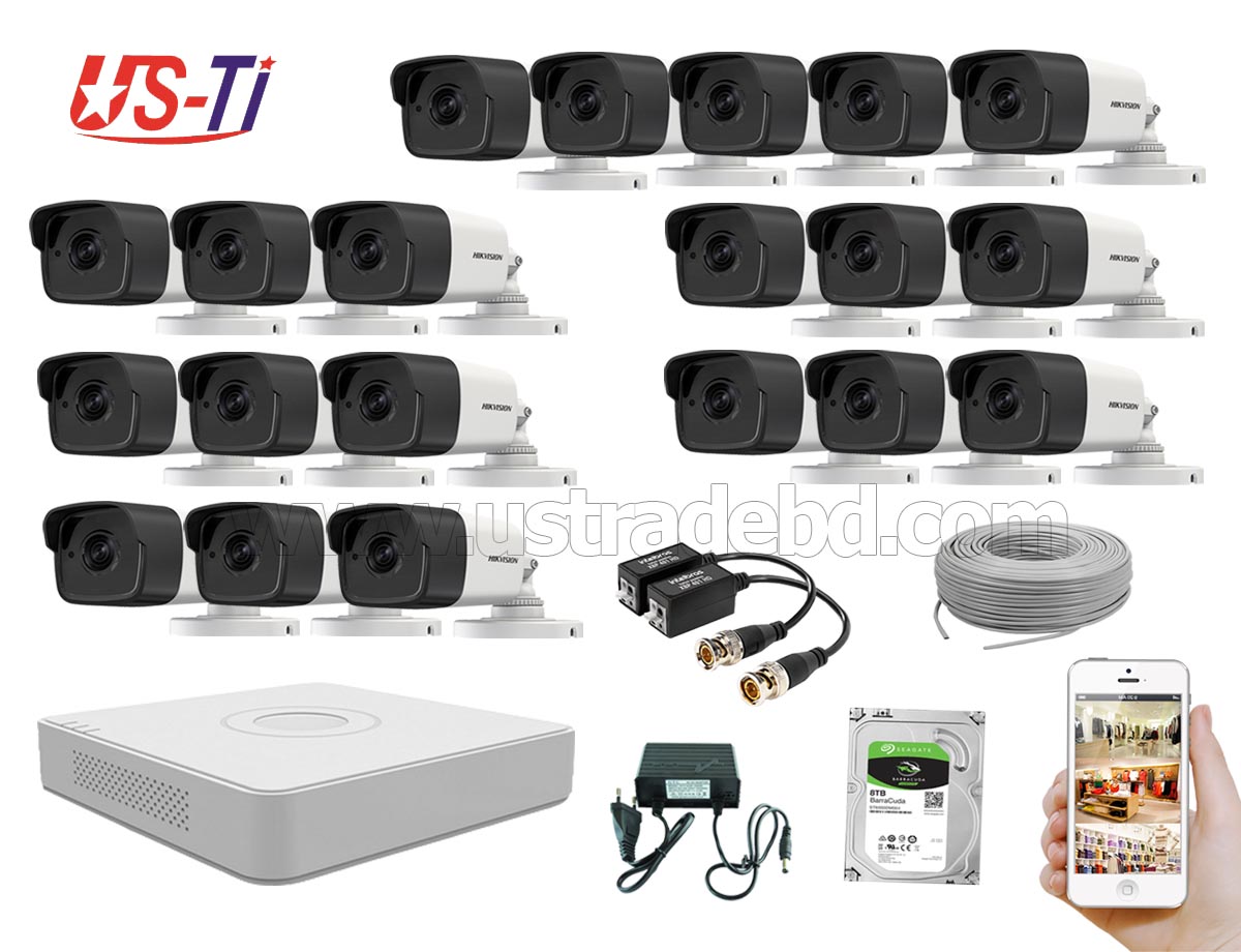 5MP Hikvision 20 Full HD CCTV Package