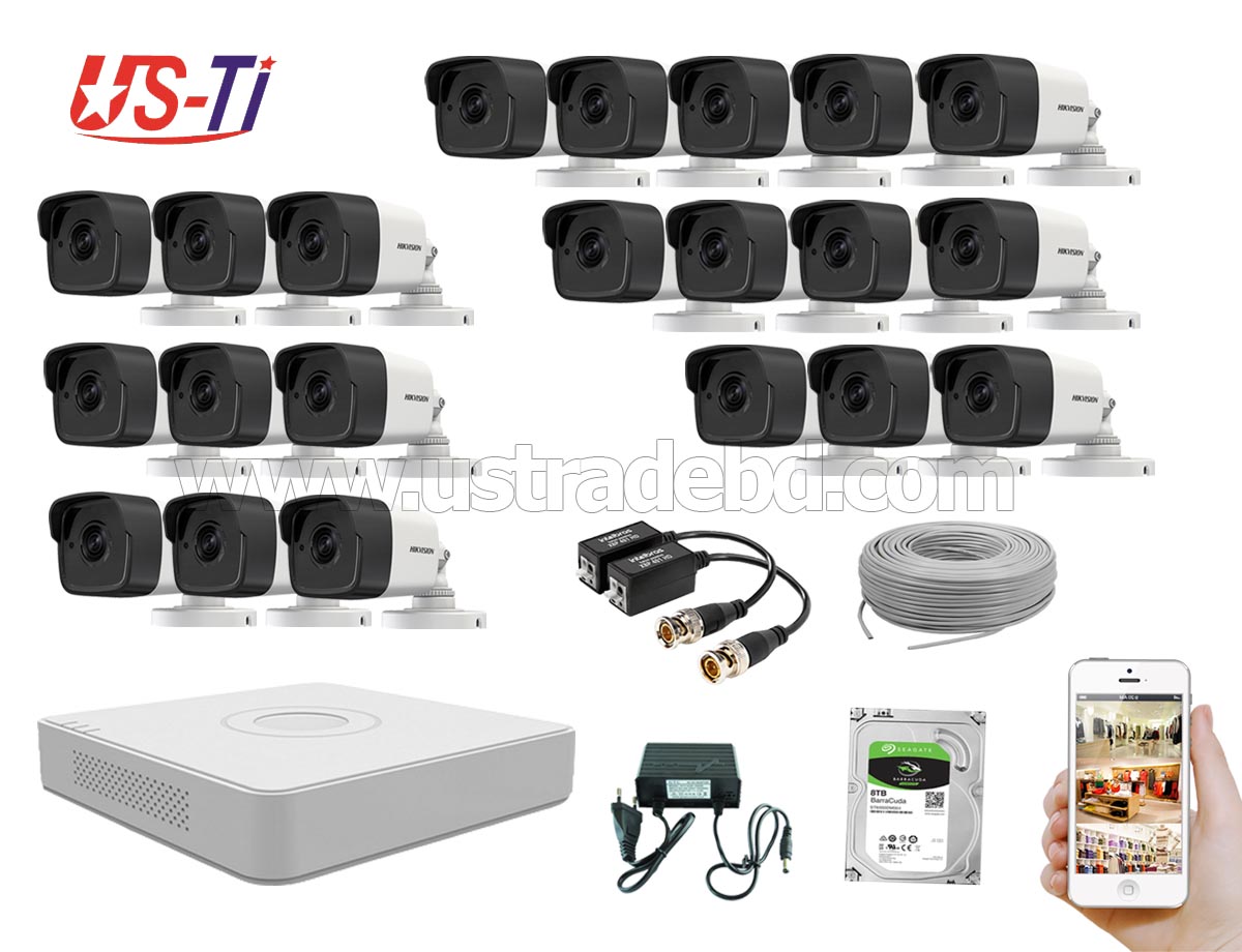 5MP Hikvision 21 Full HD CCTV Package