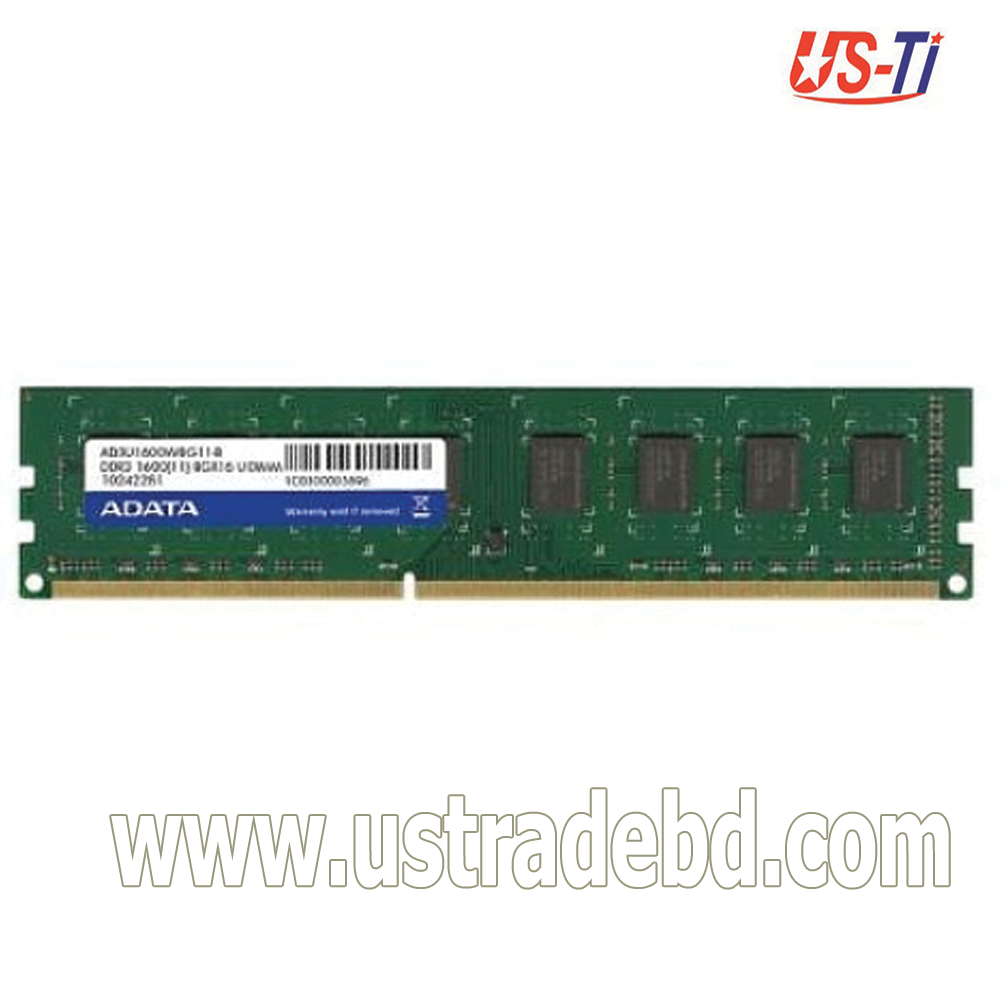 Adata 8GB DDR3 1600 Mhz Ram