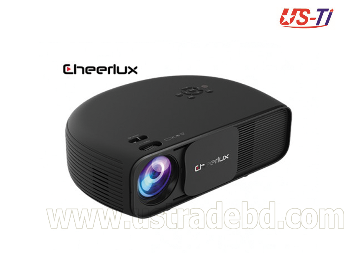 Cheerlux CL760 3600 Lumens Projector with Built-In TV Card