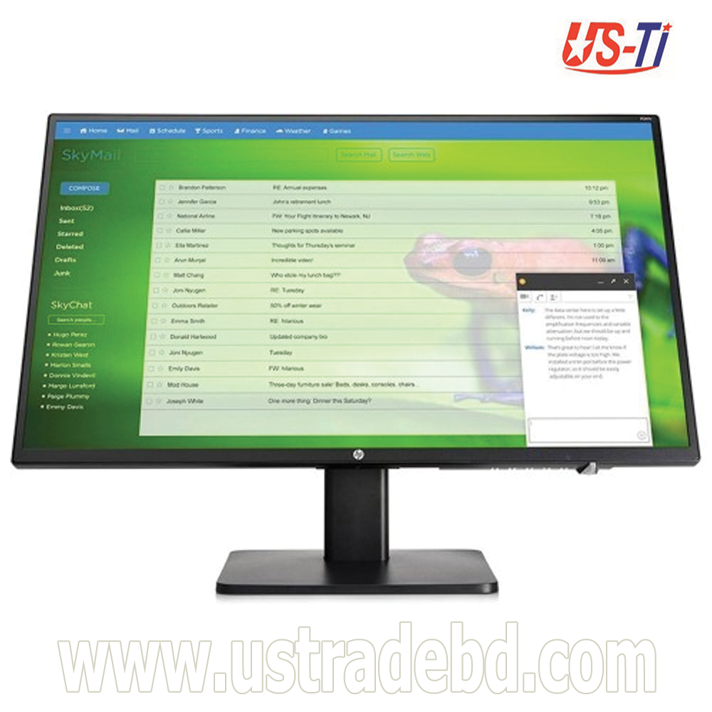 HP P241v 23.8 Inch Full HD Black Monitor