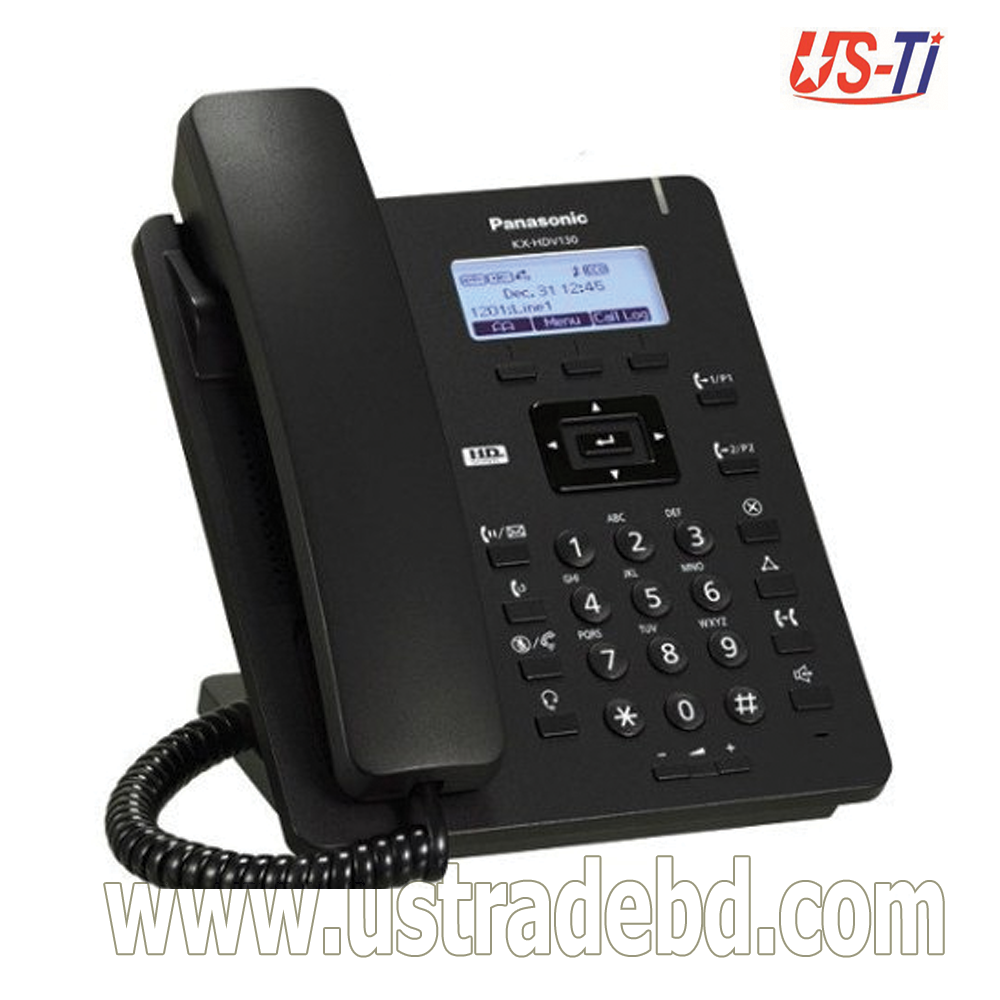 Panasonic KX-HDV100 HD Voice 2.3 Inch LCD SIP Phone