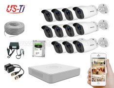 2MP Hikvision 11 Full Flash detection camera CCTV Package