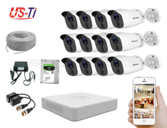 2MP Hikvision 12 Full Flash detection camera CCTV Package