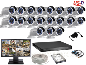 2MP Hikvision 19 Full HD CCTV Package With Monitor