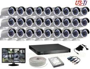 2MP Hikvision 27 Full HD CCTV Package With Monitor