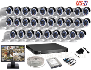 2MP Hikvision 29 Full HD CCTV Package With Monitor