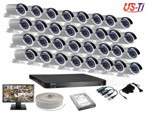 2MP Hikvision 32 Full HD CCTV Package With Monitor