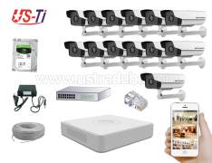 2MP IP Hikvision 13pc camera Package