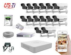 2MP IP Hikvision 14pc camera Package