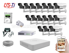 2MP IP Hikvision 16pc camera Package