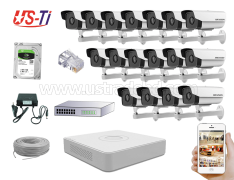 2MP IP Hikvision 17pc camera Package