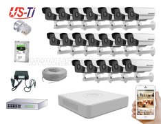 2MP IP Hikvision 19pc camera Package