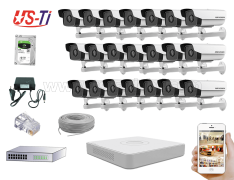 2MP IP Hikvision 21pc camera Package