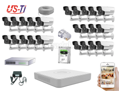 2MP IP Hikvision 23pc camera Package