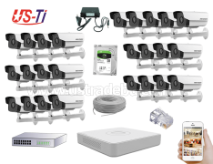 2MP IP Hikvision 25pc camera Package