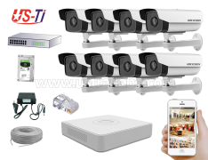 2MP IP Hikvision 8pc camera Package