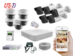 4MP IP Hikvision 10pc camera Package