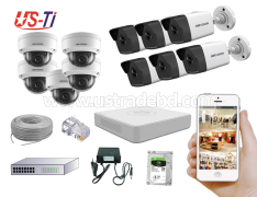 4MP IP Hikvision 11pc camera Package