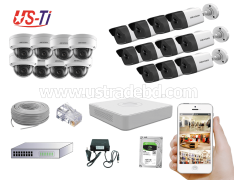 4MP IP Hikvision 19pc camera Package