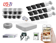 4MP IP Hikvision 20pc camera Package