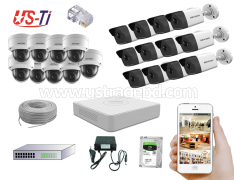 4MP IP Hikvision 21pc camera Package