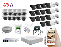 4MP IP Hikvision 24pc camera Package