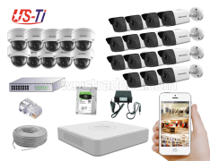 4MP IP Hikvision 25pc camera Package