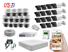 4MP IP Hikvision 29pc camera Package