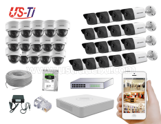 4MP IP Hikvision 32pc camera Package