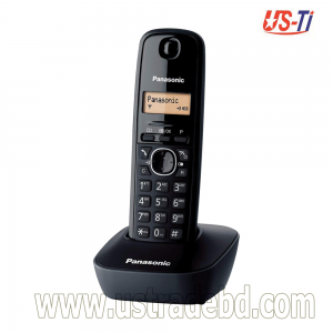 Panasonic KX-TG1611 Cordless Black Phone Set