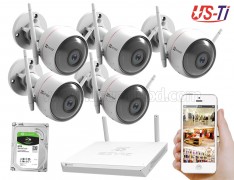 Wifi Outdoor 5pc Hikvision EZVIZ IP Camera Package