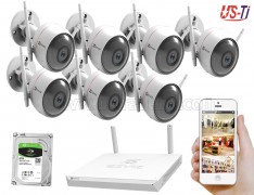 Wifi Outdoor 7pc Hikvision EZVIZ IP Camera Package